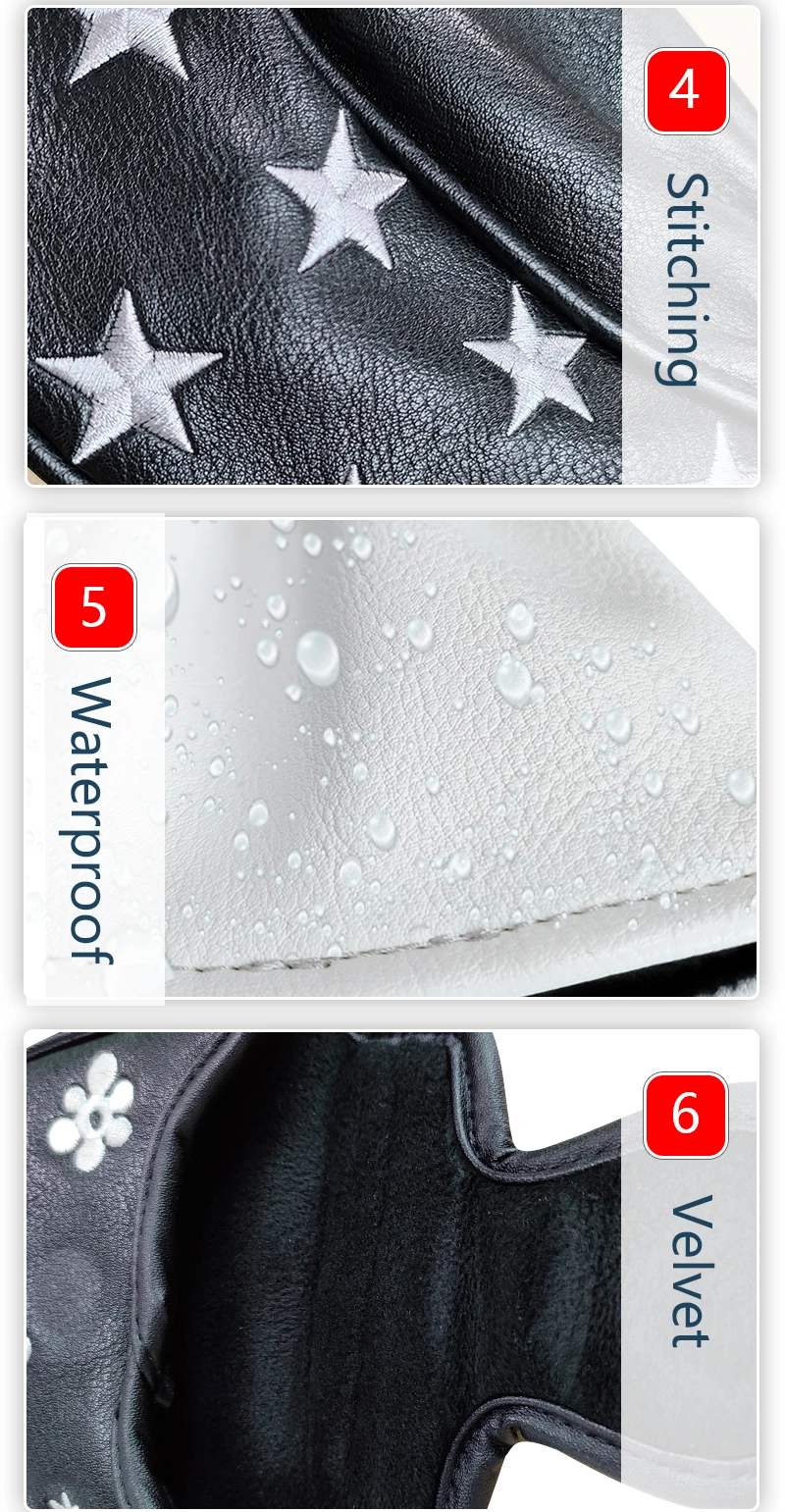 Hand Made Plaid Tweed Wool Material Barrel Custom Logo Golf Head Cover