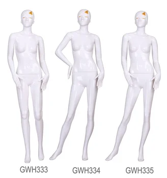割引光沢のある白い女性のプラスチックマネキン (GWH334)| Alibaba.com