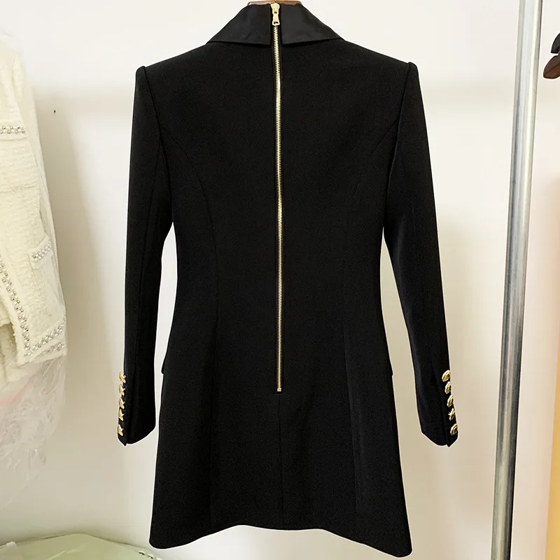 New 2022 Fashion Ladies Black Blazer Women Jacket Long Sleeve Work