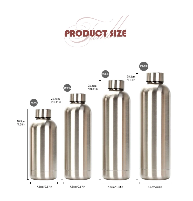 Custom Logo Double Wall Stainless Steel Eco-Friendly Vacuum Insulated ...