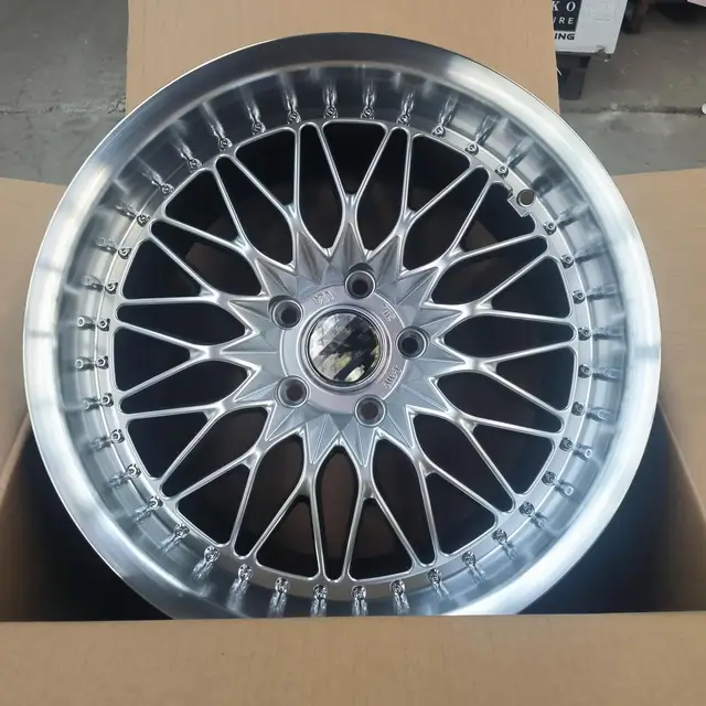 Wholesale 18 19 20 Inch Black Silver Custom Alloy Wheels Rim Forged Car PCD 5x114.3 Customized Surface