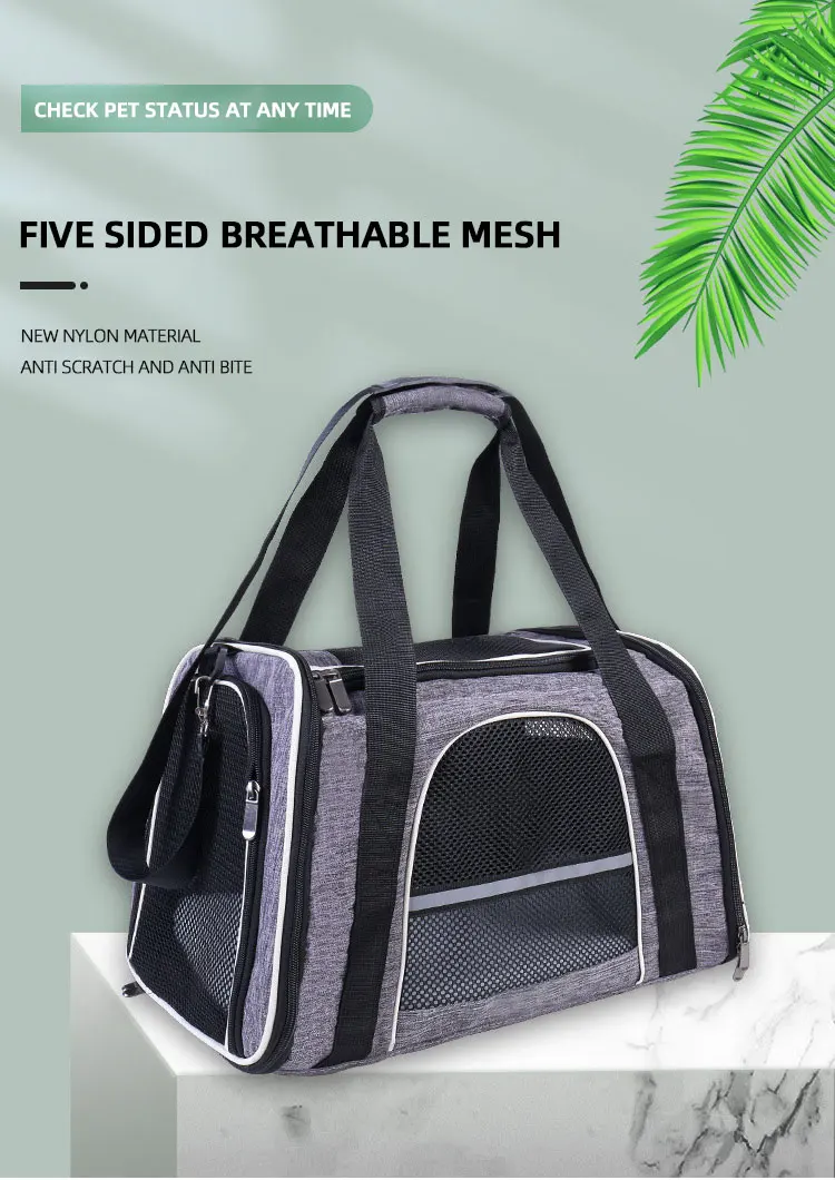 Dog Cat Carrier Shoulder Bagtravel Space Capsule Cage Pet Travel Food