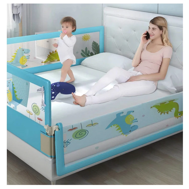 Safe and Stylish Bed Rails for Toddlers Extra Long Guardrail