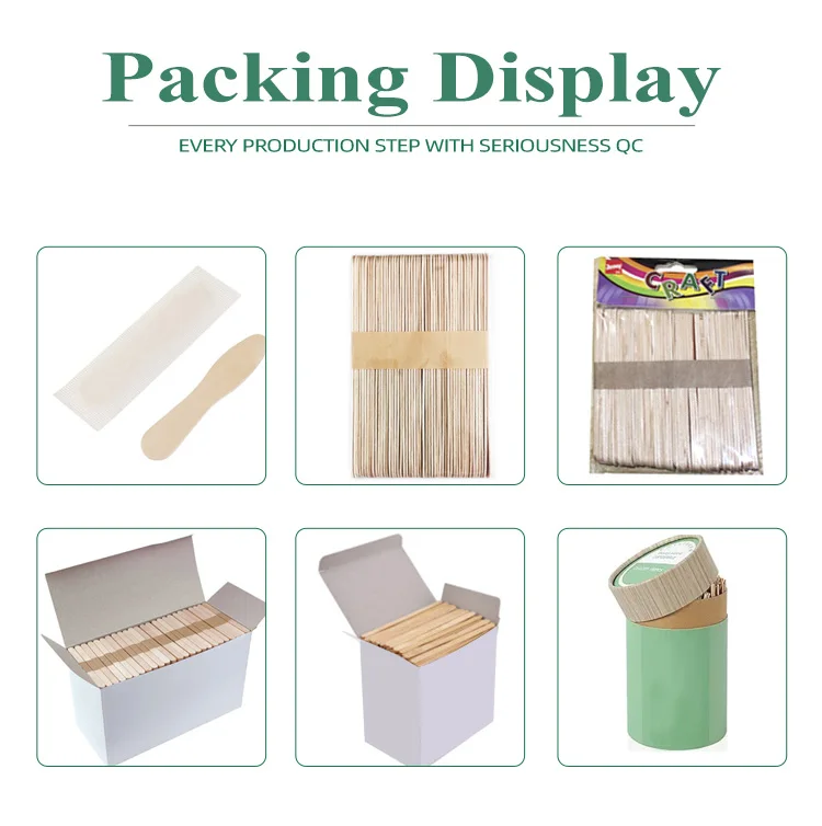 Disposable 114*10*2mm Biodegradable Creativity Colorful Long Wood