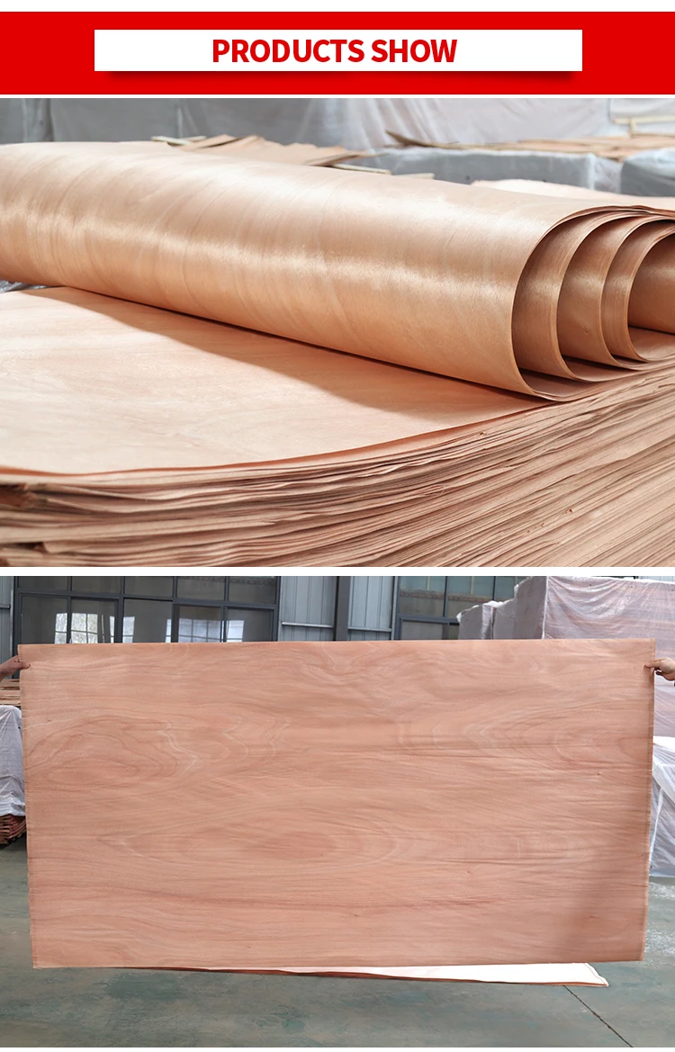 Multi Specification Gabon Produced Okoume Okouma Veneer Veneer Natural