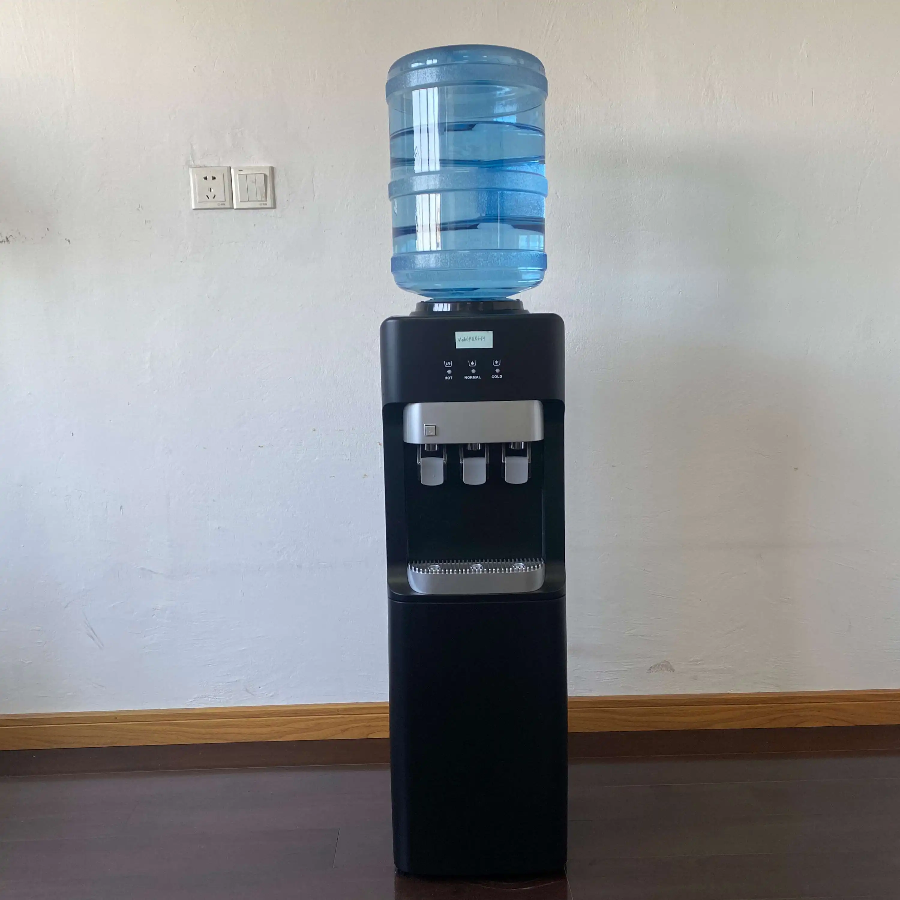 Advanced Top-Loading Standing Water Dispenser with Push-Cup Design Hot, Normal, Cold and Child Safety Lock