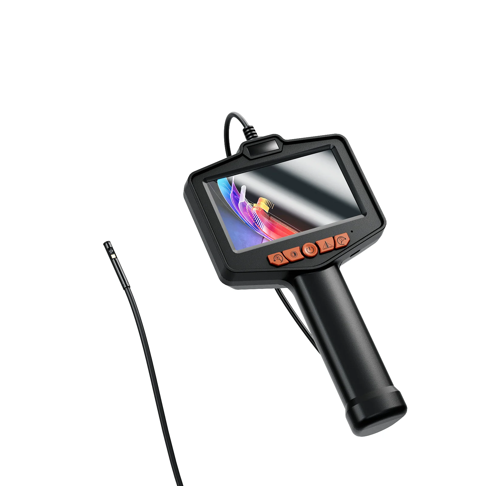 Flexible Video Borescope Industrial Inspection Hd Mini Mobil Portable Medical Module dual Endoscope Camera with Screen Monitor