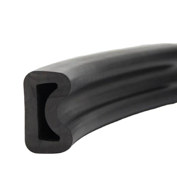U Shape Profile Silicone Sheet Metal Edge Trim protection Rubber Seal Strip for Boat Windshield Gasket