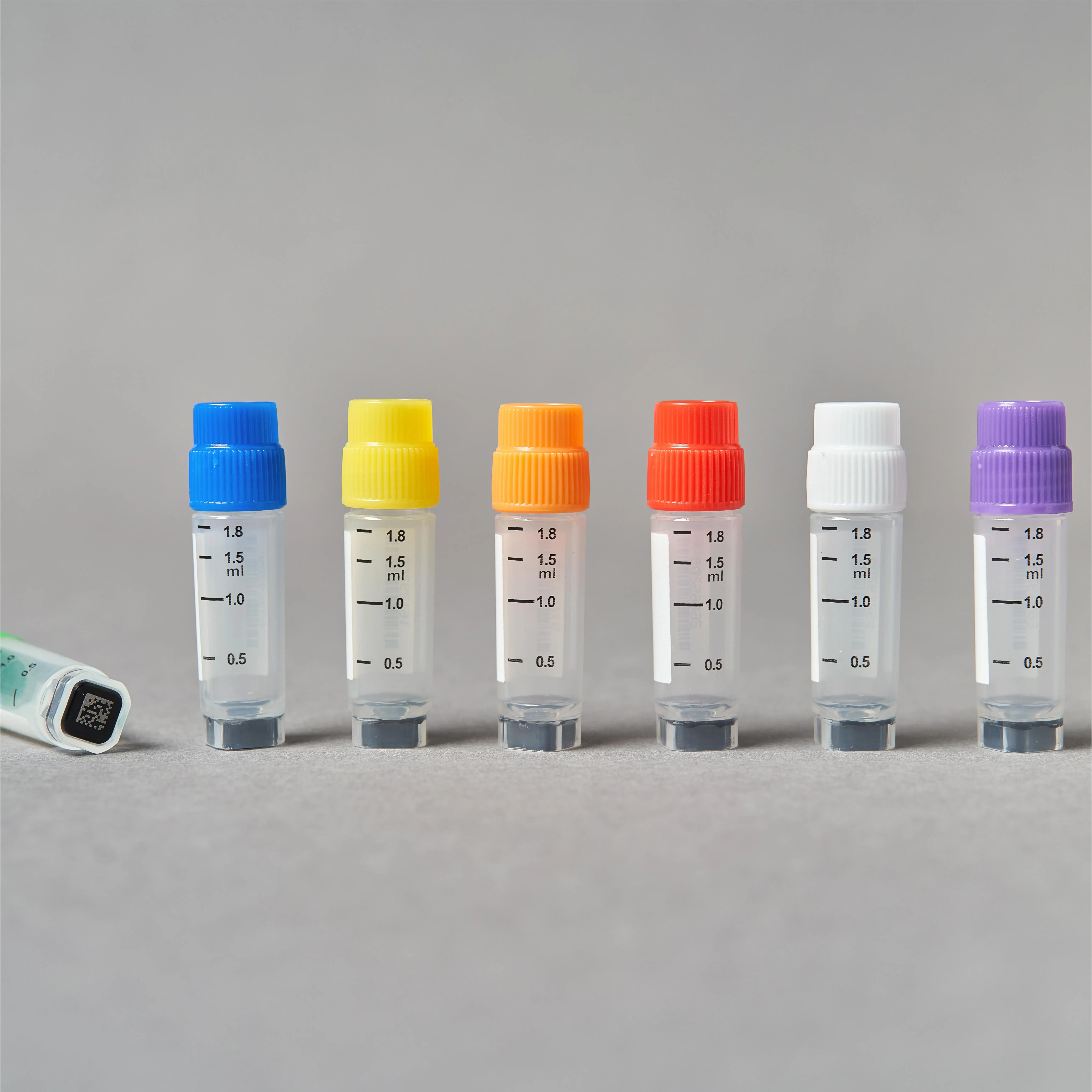 AMNGENT Lab Supplier 1.8ml Plastic Barcode Cryogenic Tubes 2D Tri ...