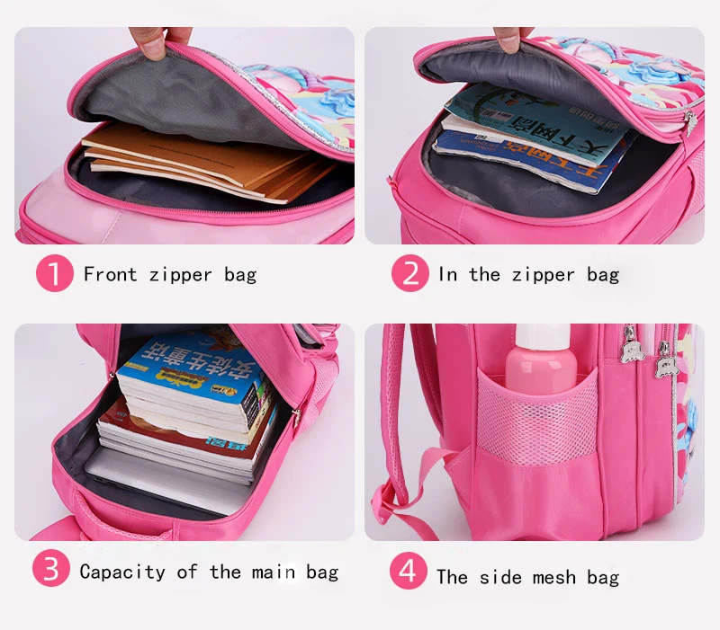 Dong-ao Wholesale Custom New Kids Wheel School Bags 3 In 1 Set Student ...