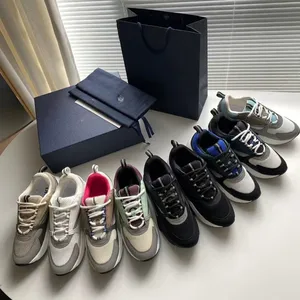 Spring Net Red Men's Women's Running Movement Sneakers TPU Artificial Leather Casual Thick-soled Elevated Pointed Toe Tie Shoes