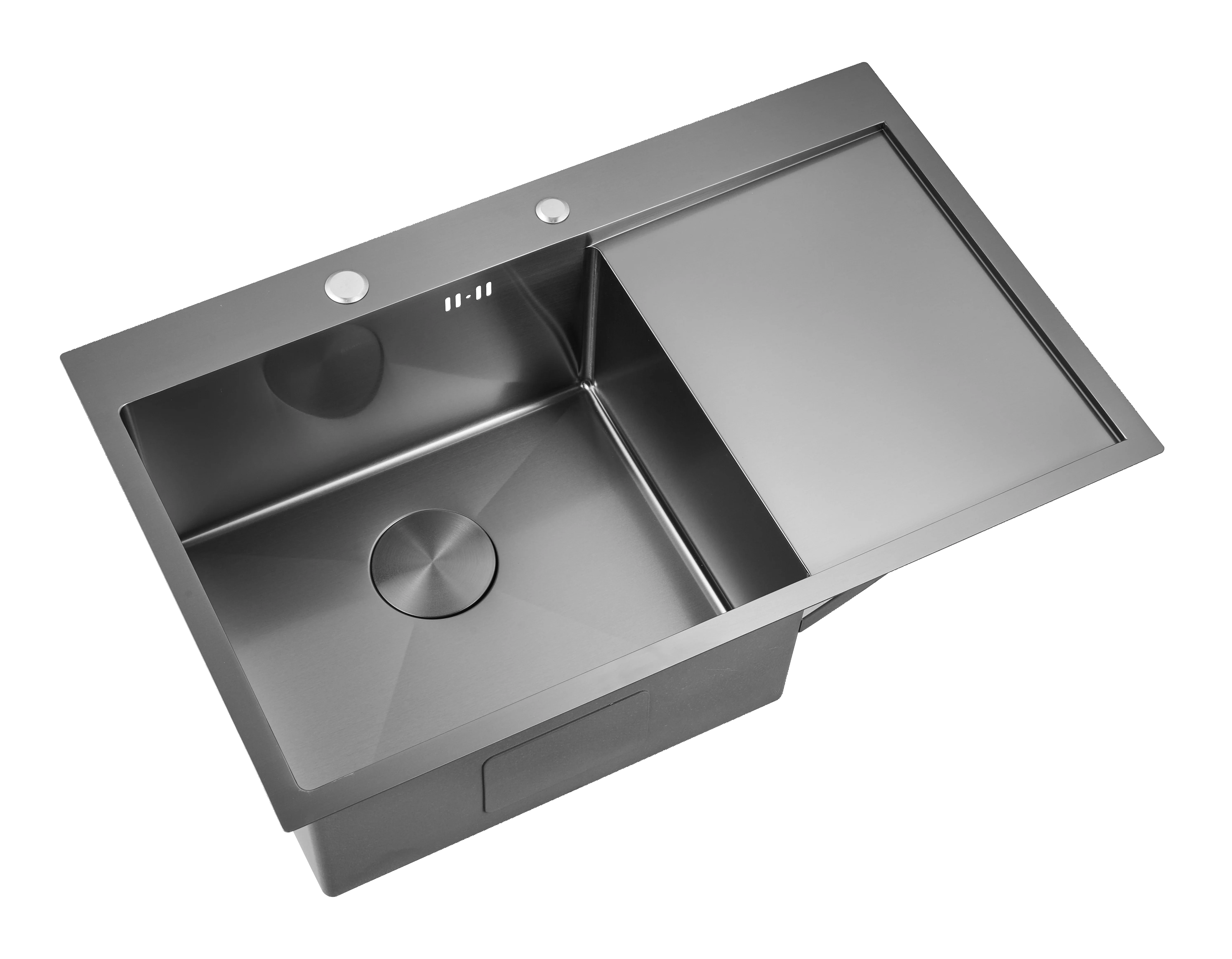Wholesale Modern 77X50CM  Top-Mounted Single Bowl Kitchen Sink With Table  Stainless Steel 304/201l for Durability