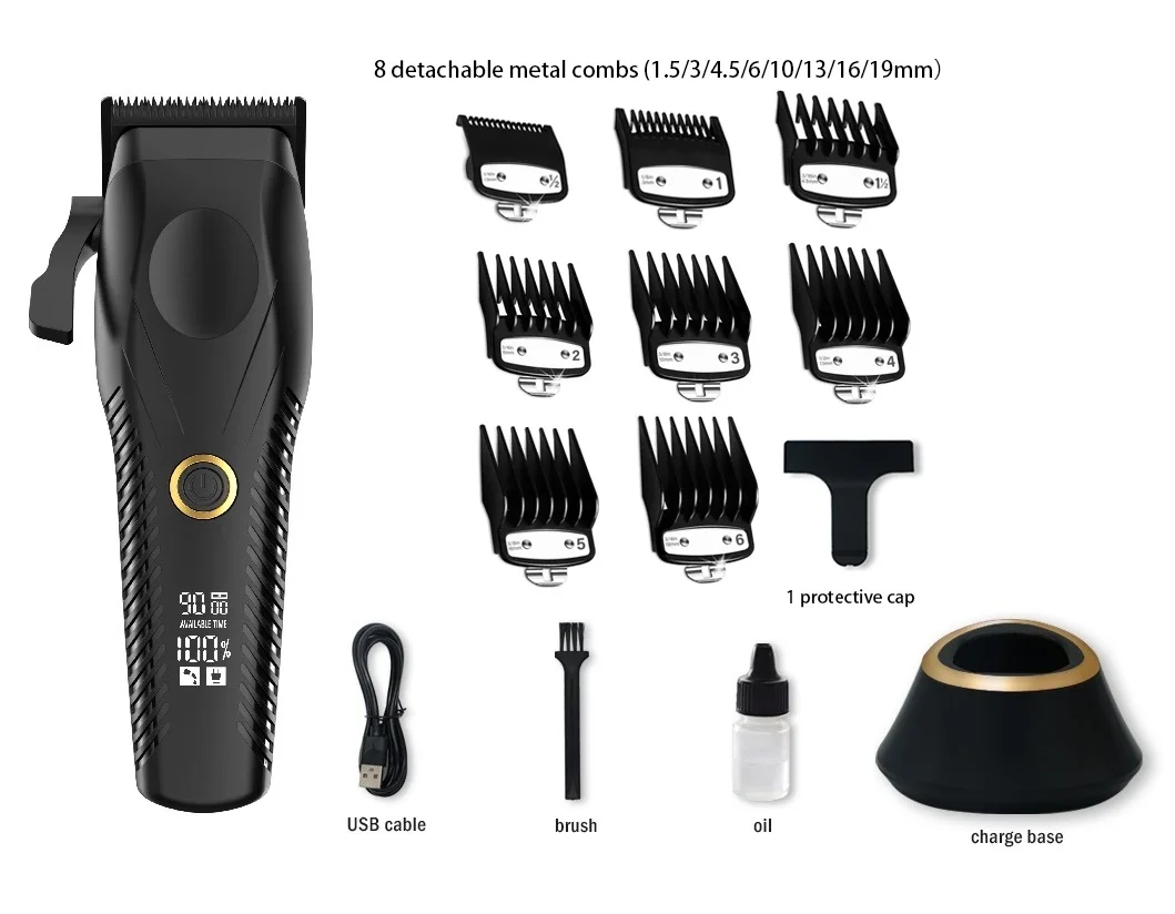MIOCO M9618&9616 Professional Hair Clipper Set - 9000rpm
