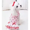 Pink rose plaid skirt