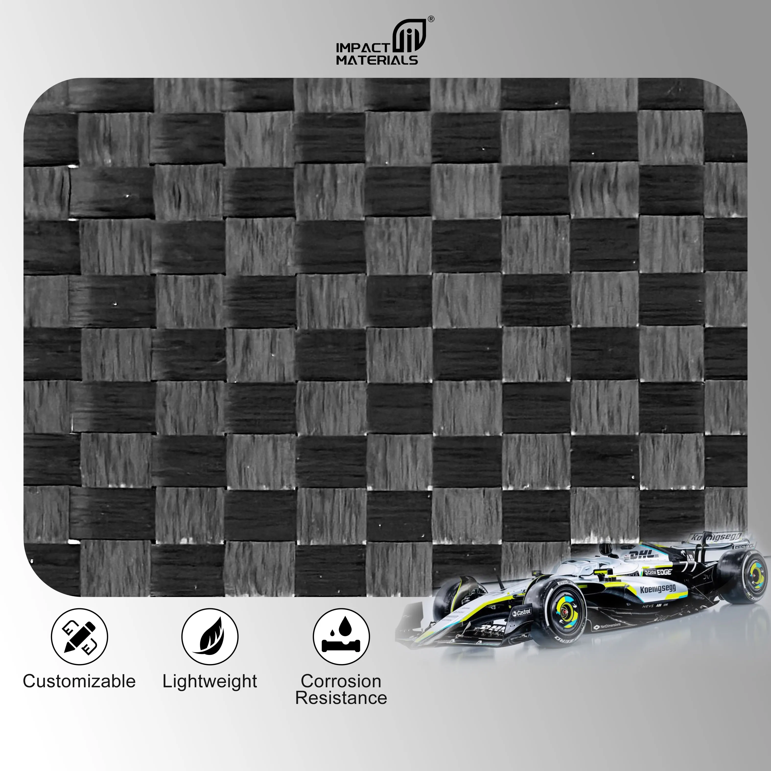 Customizable Lightweight High Strength 3D Triaxial Carbon Fiber Spread Tow Fabric for Car Parts Composites Application Customizable Lightweight High Strength 3D Triaxial Carbon Fiber Spread Tow Fabric for Car Parts Composites Application