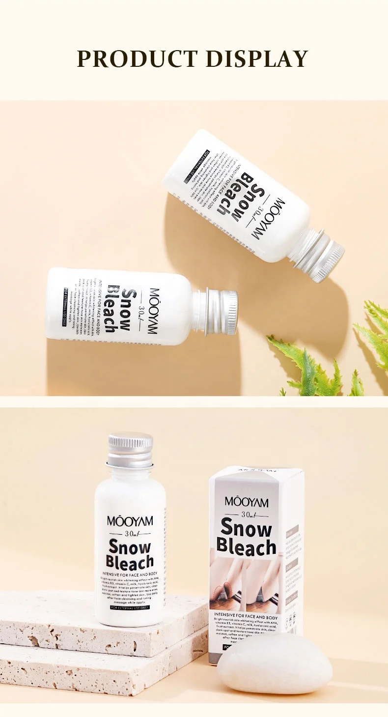 Mooyam Snow Bleach Cream Inner Thigh Whitening Cream Lotion Underarms
