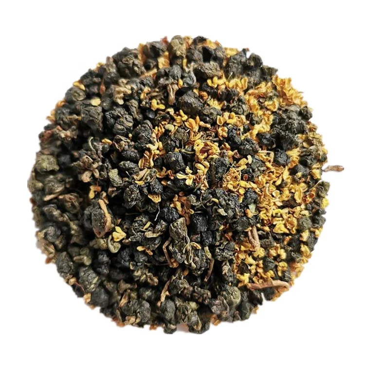 fujian high quality osmanthus flower oolong tea leaves famous