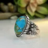 Ancient silver, turquoise