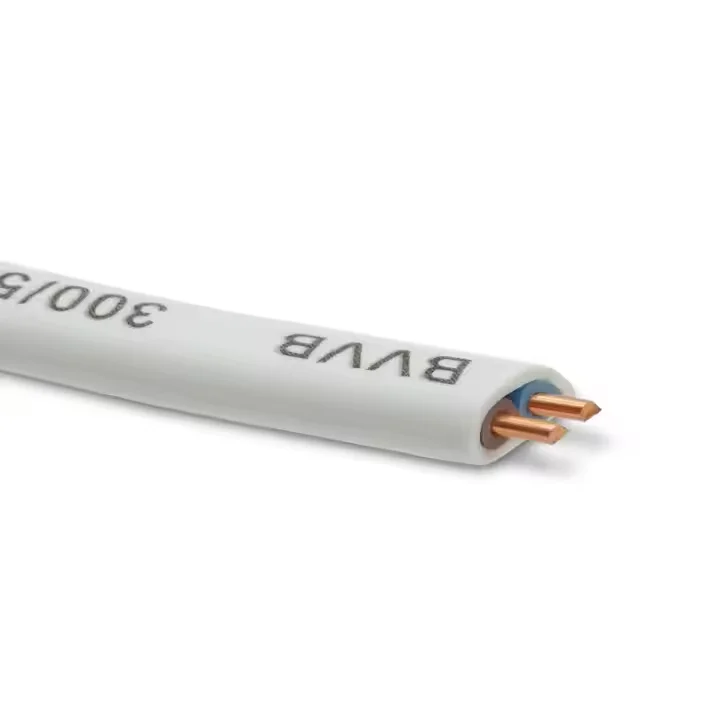 Pure copper BVVB pvc sheathed wire 2-core  3 -core square meter cable hard wire