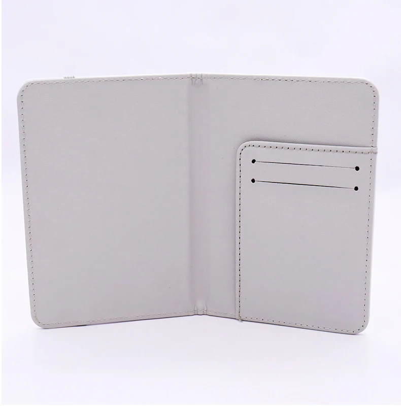 Wholesale Business Style Pu Leather Passport Holders Family Travel Sublimation Blanks Custom