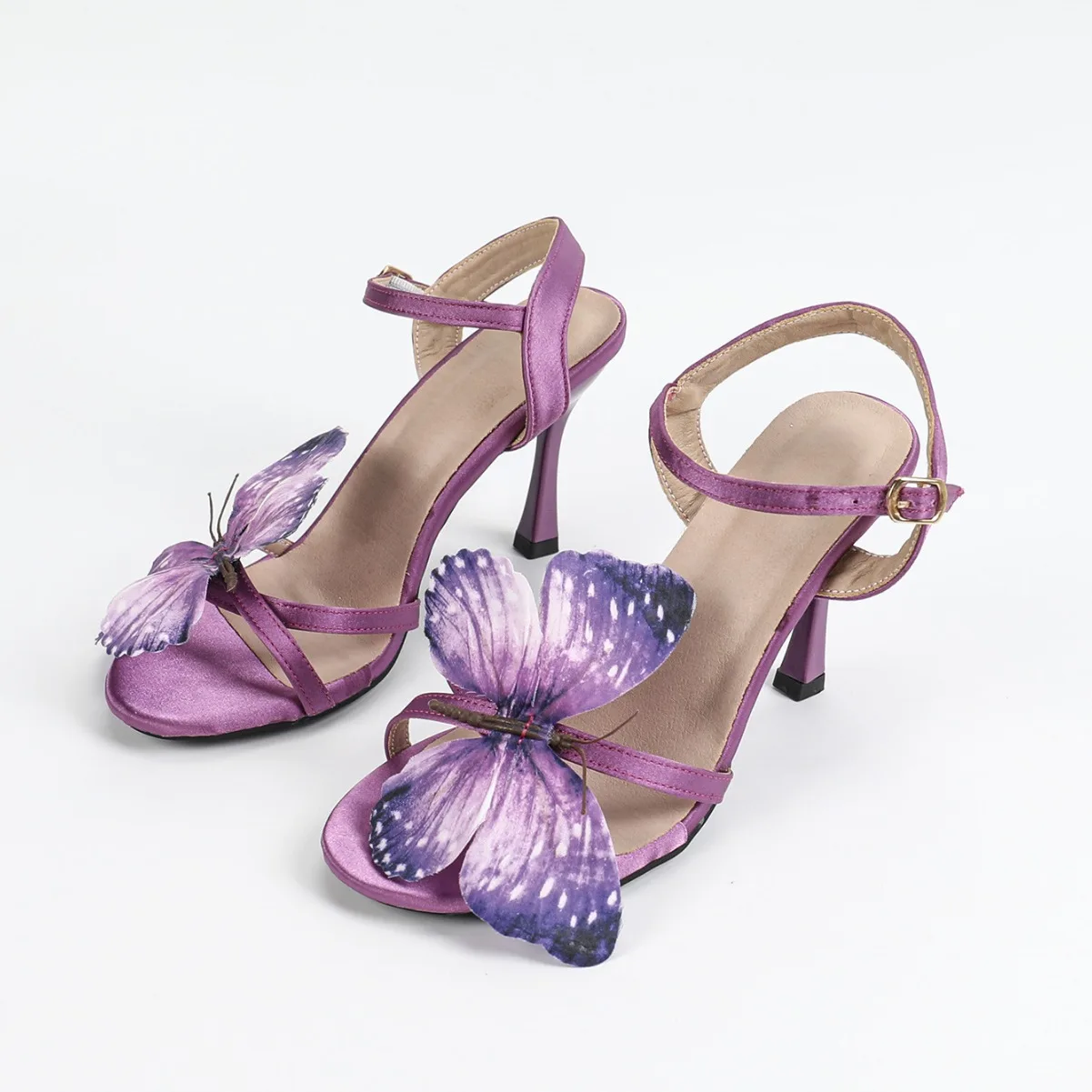 Fashion New Trend Summer Heels butterfly Jewelry Catwalk High