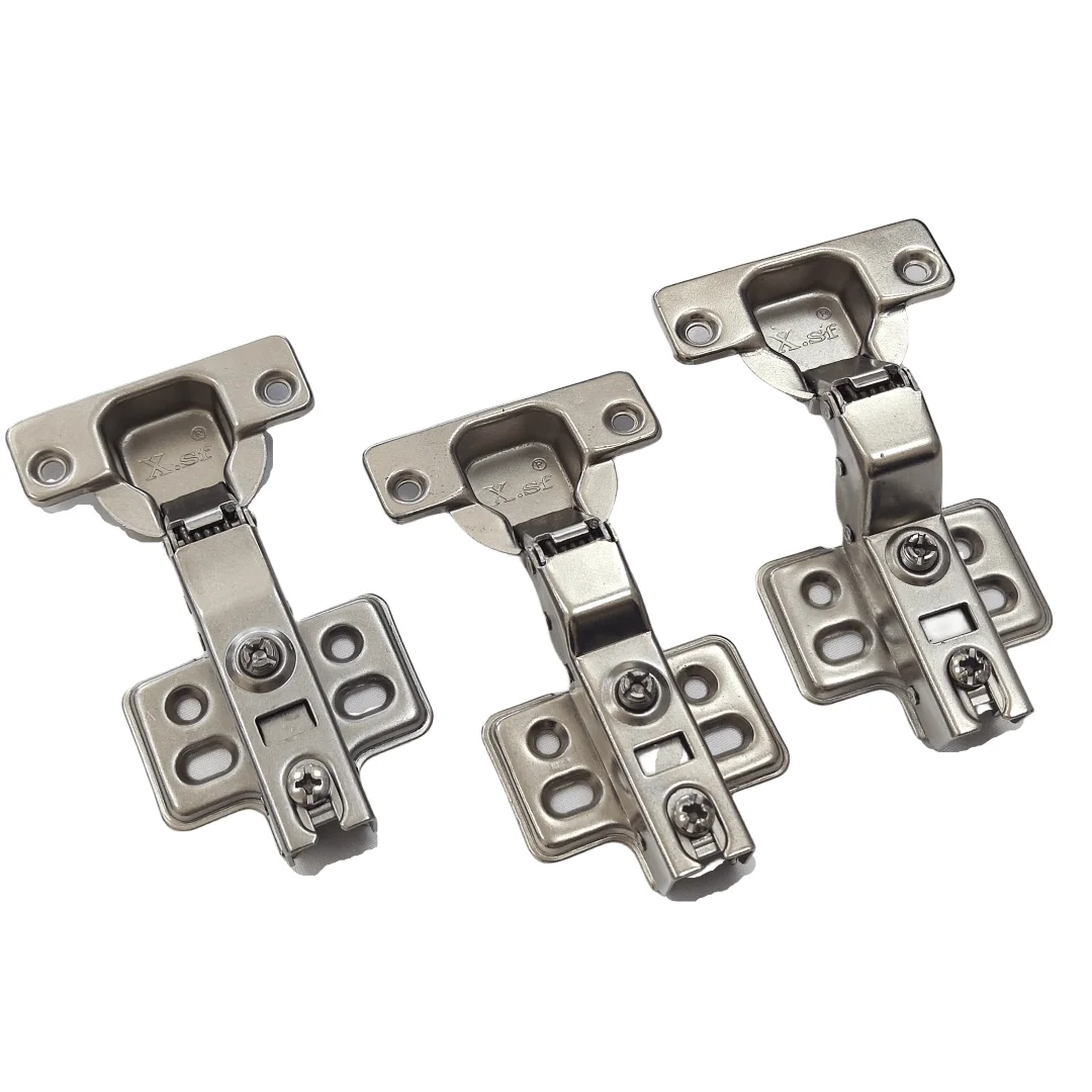 XSF xingshengfa Furniture Cabinet Iron Hinge Kitchen 35mm Full Overlay Soft Close Hydraulic Hinge