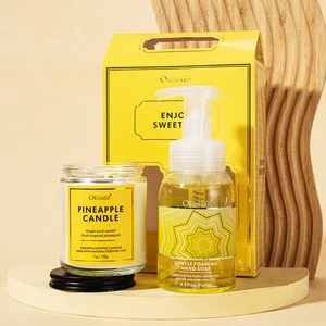 New Products 2023 Enjoy Sweet Kit Eco Friendly Hand Soap/Scented Candle Christmas Gift Set