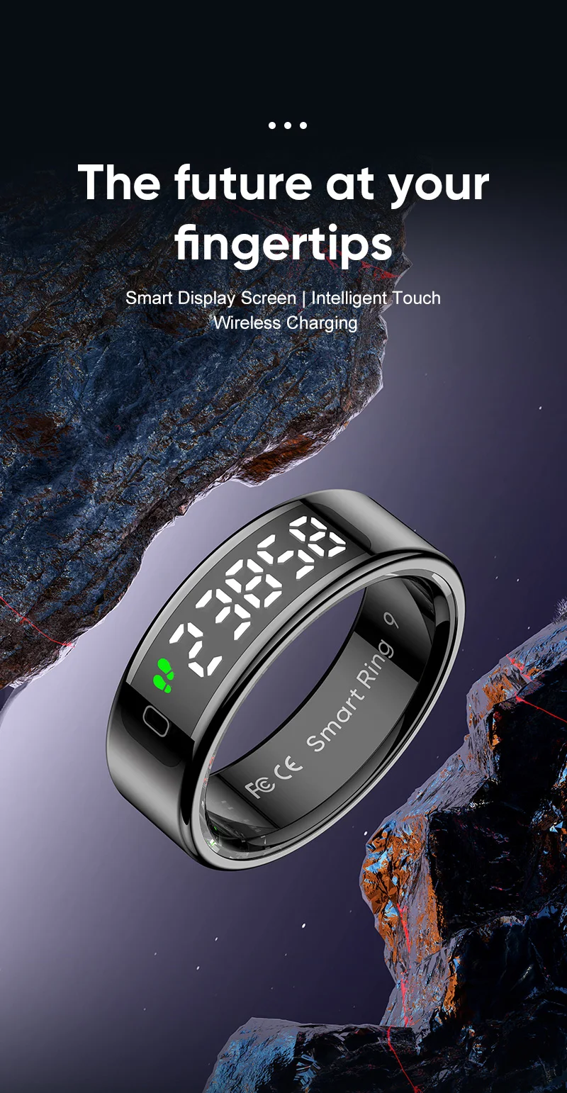 Welcome OEM Order, Factory Whole Selling 2025 R11 Smart Ring With Display Screen 5atm Fitness Sleep Tracker Heart Rate Blood Oxygen Steep Count For Men Women Smart Rings - Buy Stainless Steel Smart Ring Women Men Smart Rings health Sleep Tracking Rings
