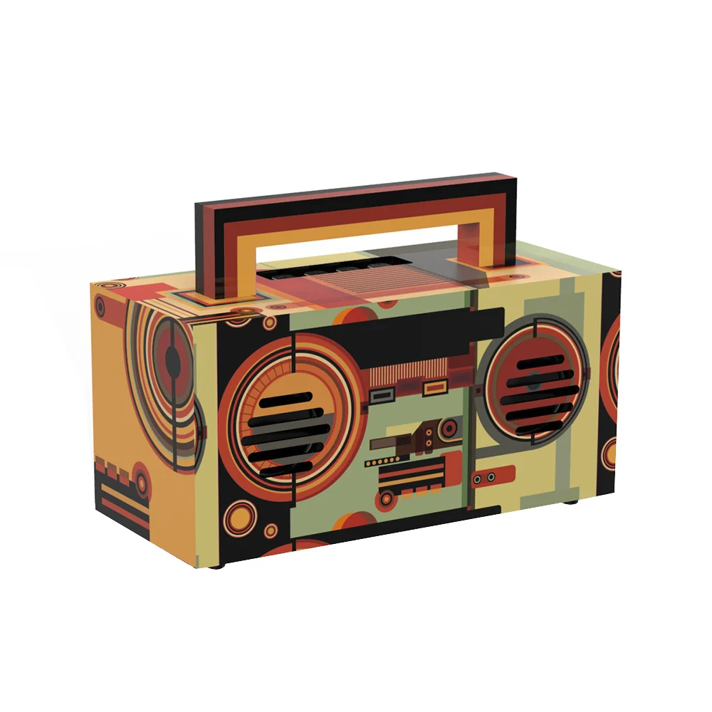 Portable Box Professional Wireless Blue Tooth Speaker Waterproof Outdoors Speaker Noise Canceling Deep Bass Sound Speaker