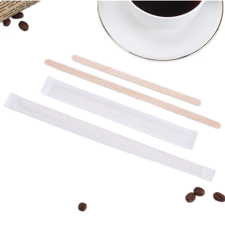 50/100Pcs Coffee Stirrer Coffee Touillets Coffee Stick Wood Tasseaux  Disposable Drink Sign Coffee Stick Disposable Wooden Coffee - AliExpress