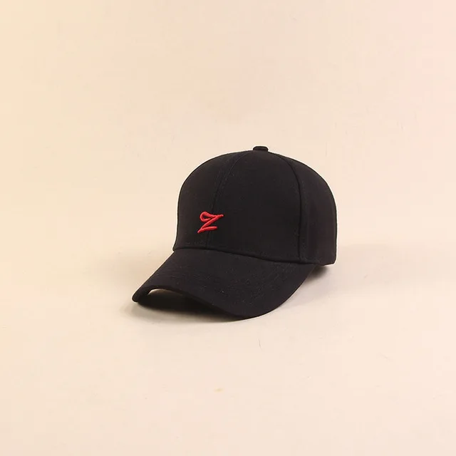 ACE Fashion Custom Embroidered Baseball Cap Women Hat Manufacturers Wholesale Thin Black 6 Panel Curve Brim Cap 6-panel Hat OEM