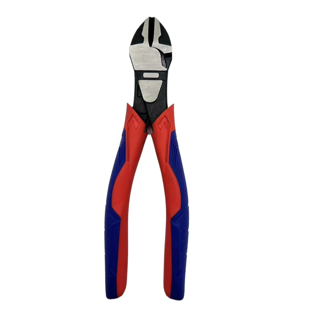 Ergonomic Handle Multifunctional Eccentric Diagonal Cutting Pliers Carbon Steel Serrated Jaw Surface Multi-Purpose Use