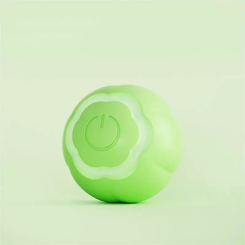 Interactive Cat Ball Toy Active Rolling Ball for Indoor Cats Exercise Automatic Cat Teaser Toy USB Rechargeable Balls Pet Gift