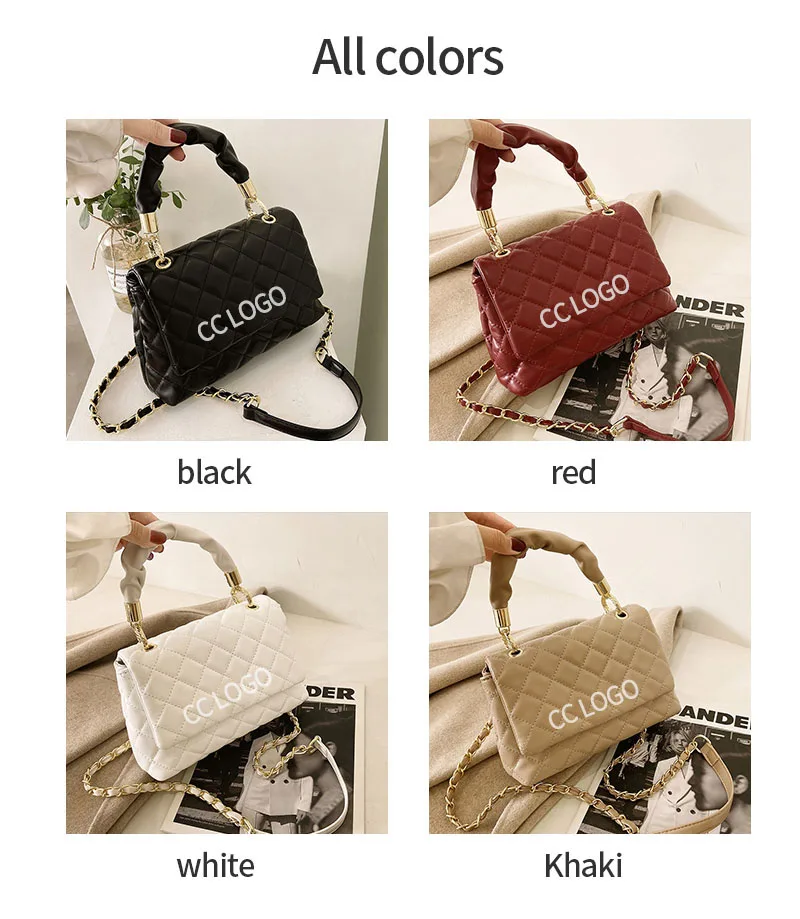 High Quality Famous Brand Classic Leather Bags Luxury Designer Purses