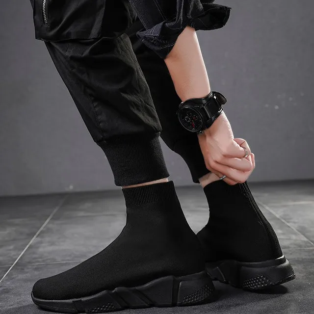 Casual Socks Balenciaga Logo Knit Socks New Fashion Slip On