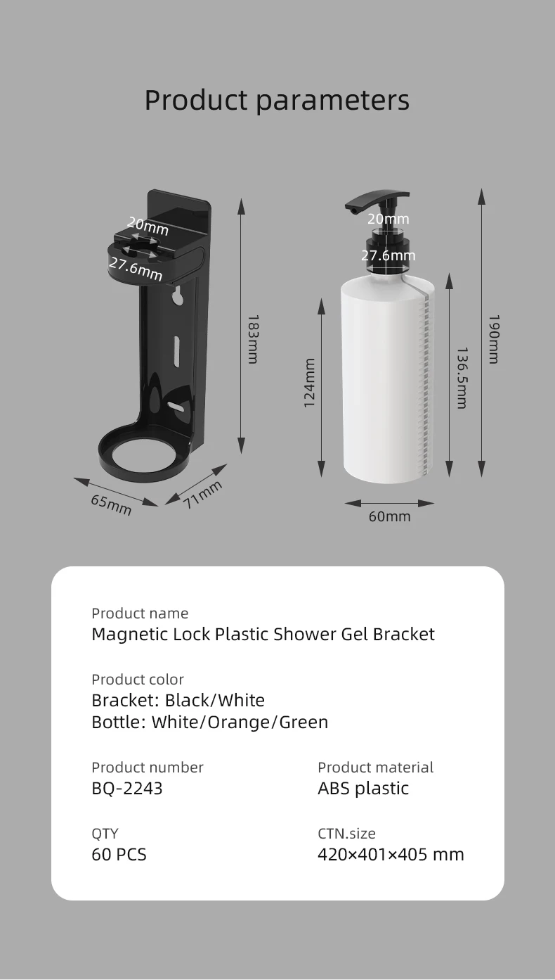 Cachpib Wall Mounted Refillable Manual Soap Dispenser Shampoo Shower Cachpib Wall Mounted Refillable Manual Soap Dispenser Shampoo Shower