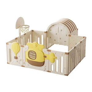 High Quality Indoor Baby Playpen 10+1 Folding Activity Center with Basketball Hoop Kid's Safety Fence