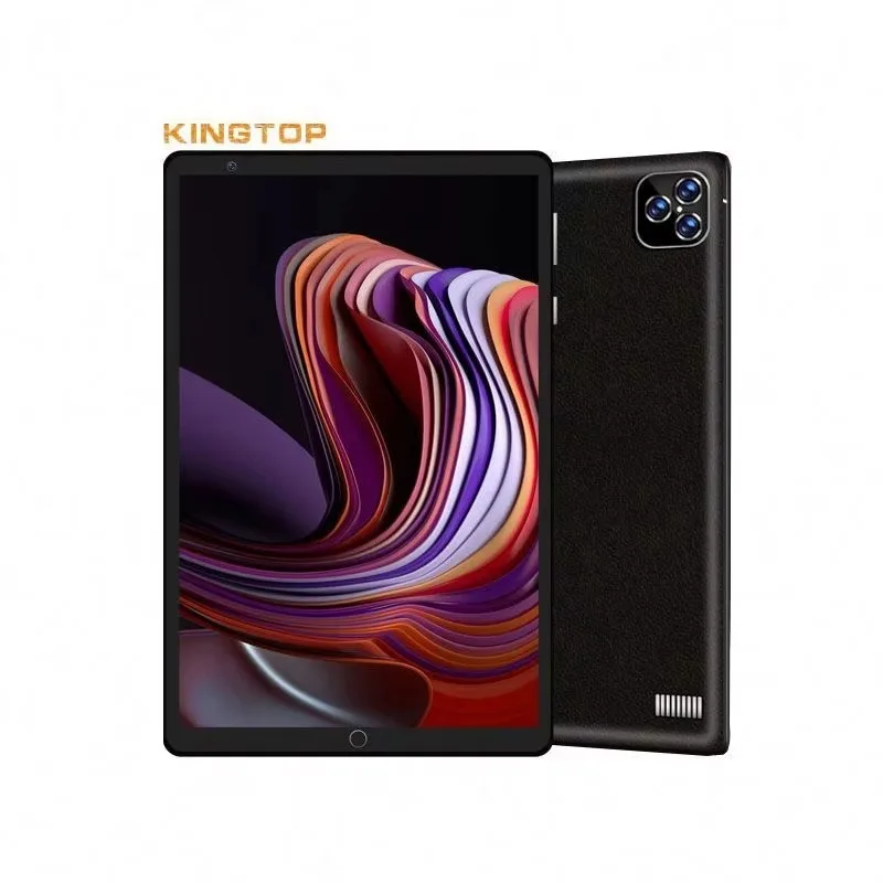 KINGTOP 8-Inch Android 12.0 Tablet with Dual SIM Slots 3GB RAM 32GB ROM Octa Core Processor IPS 4G Phone Calling for Kids