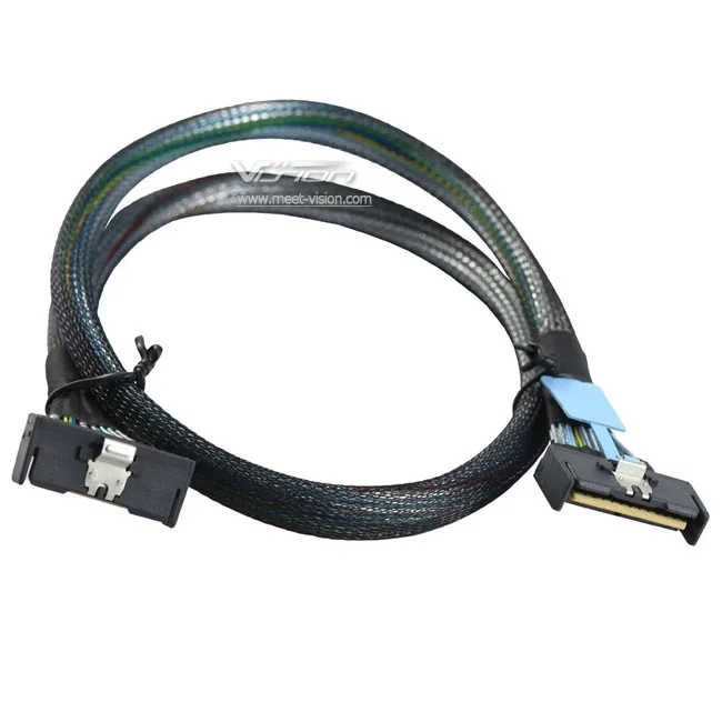 MCIO SlimSAS SFF-8654 8i 74Pos Cable – 50cm, 24Gbps Performance