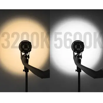 YONGNUO Video LED Light YNLUX100 100W 3200K-5600K Bowens Mount Handheld Outdoor LED Light With Handle Power Adapter detail image