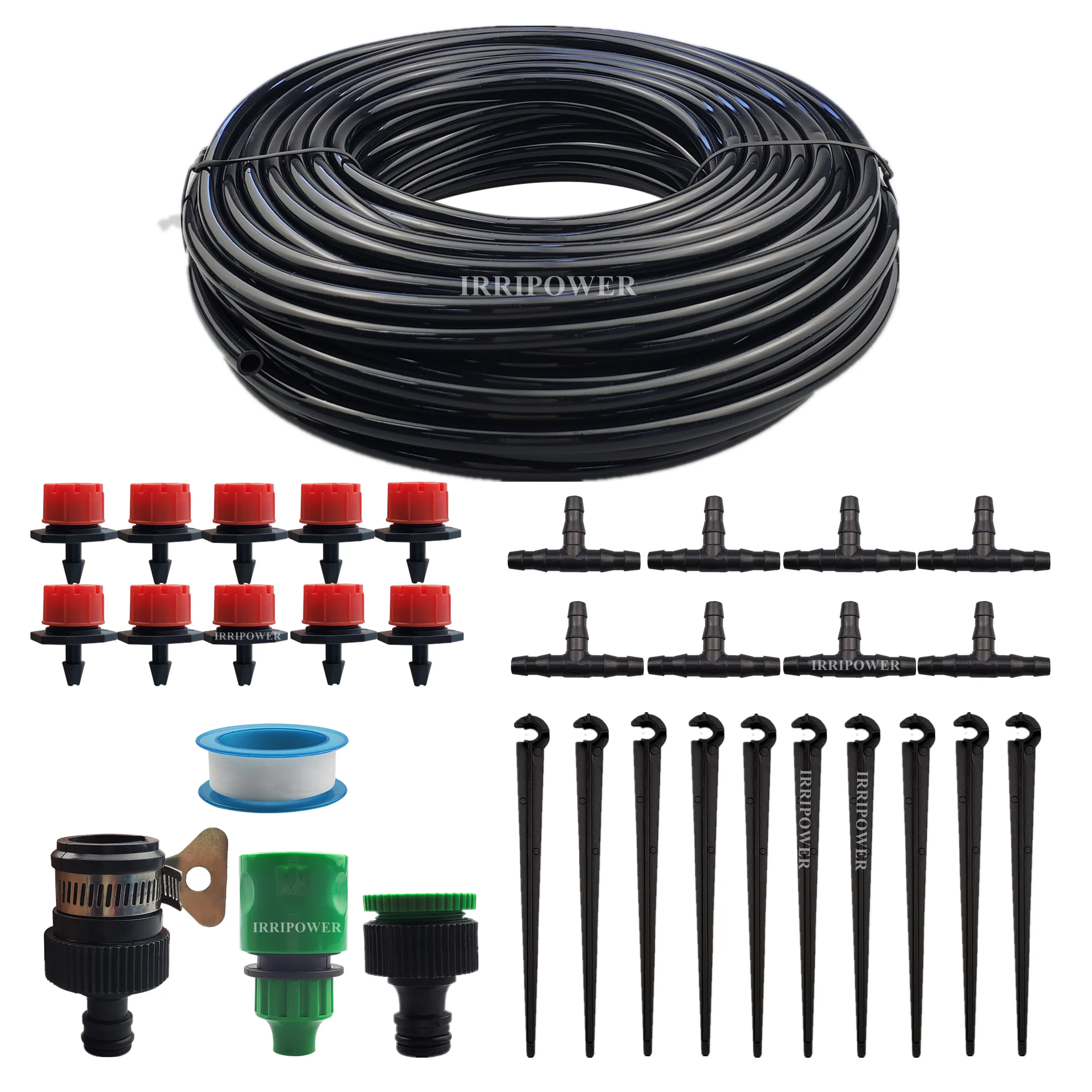 Diy Watersaving Automatic Plant Watering System Drip Irrigation Equipment Set For Garden