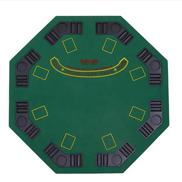 Восьмиугольный складной покерный стол с держателями для чашек 48 дюймов 8 человек
