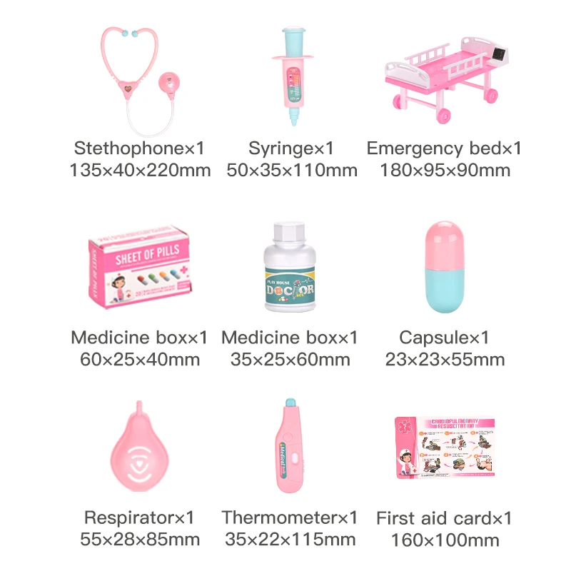 Лидер продаж на Amazon детский игрушечный набор врачей роскошный для