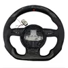 Alcantara+carbon fiber+red return mark +LED+red st