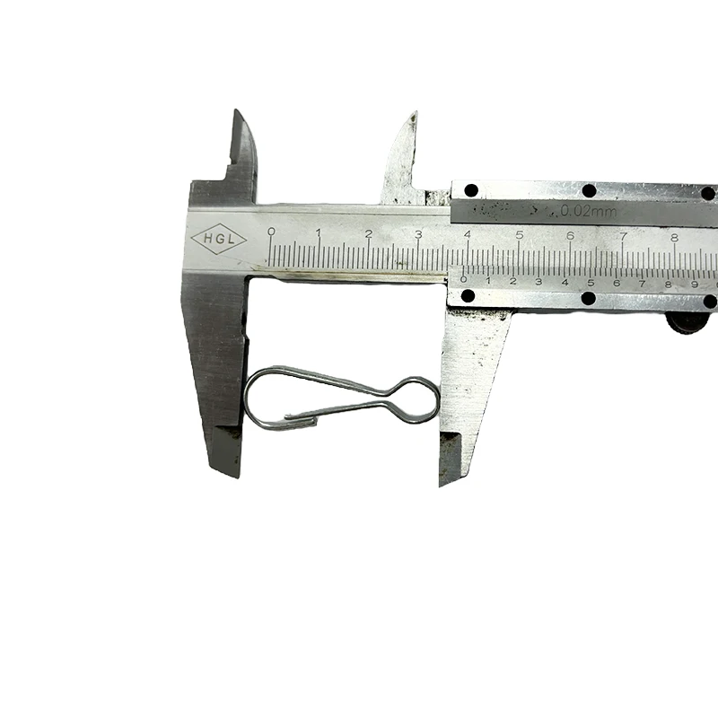 30mm-120mm 4293 Simple Hook Lanyard Metal Spring Clips Snap Hook Lobster Clasp Practical Hook Fittings