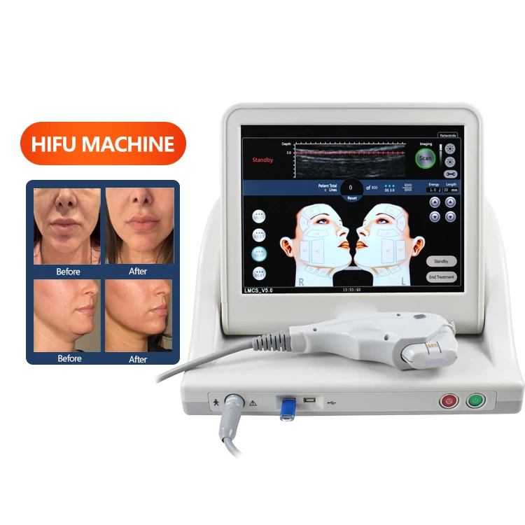 2d/3d/4d/7d/12d Hifu  Machine Professional SMAS Face Lift Machine Skin Care Hifu Machine3/5 Cartridges Hifu Beauty Machine