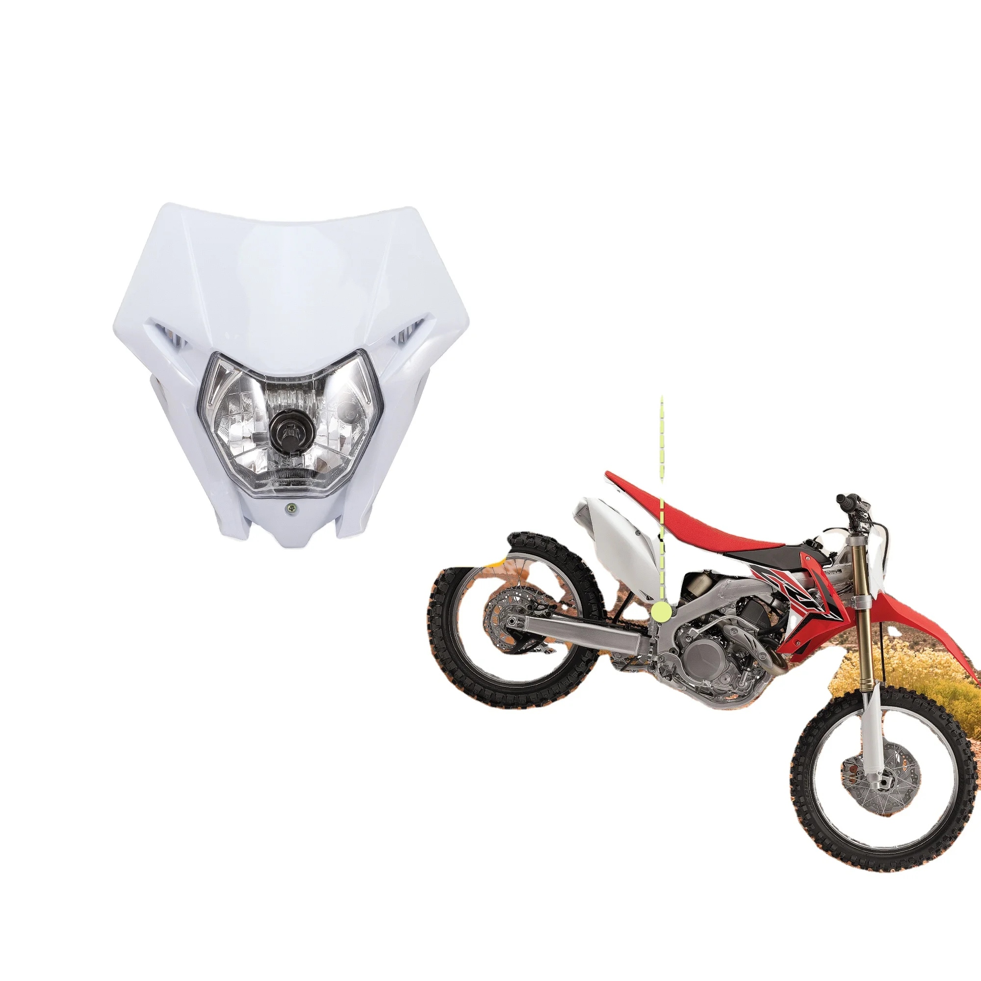 Motorcycle Headlight Plate For Honda CRF 150 230 XR YP20