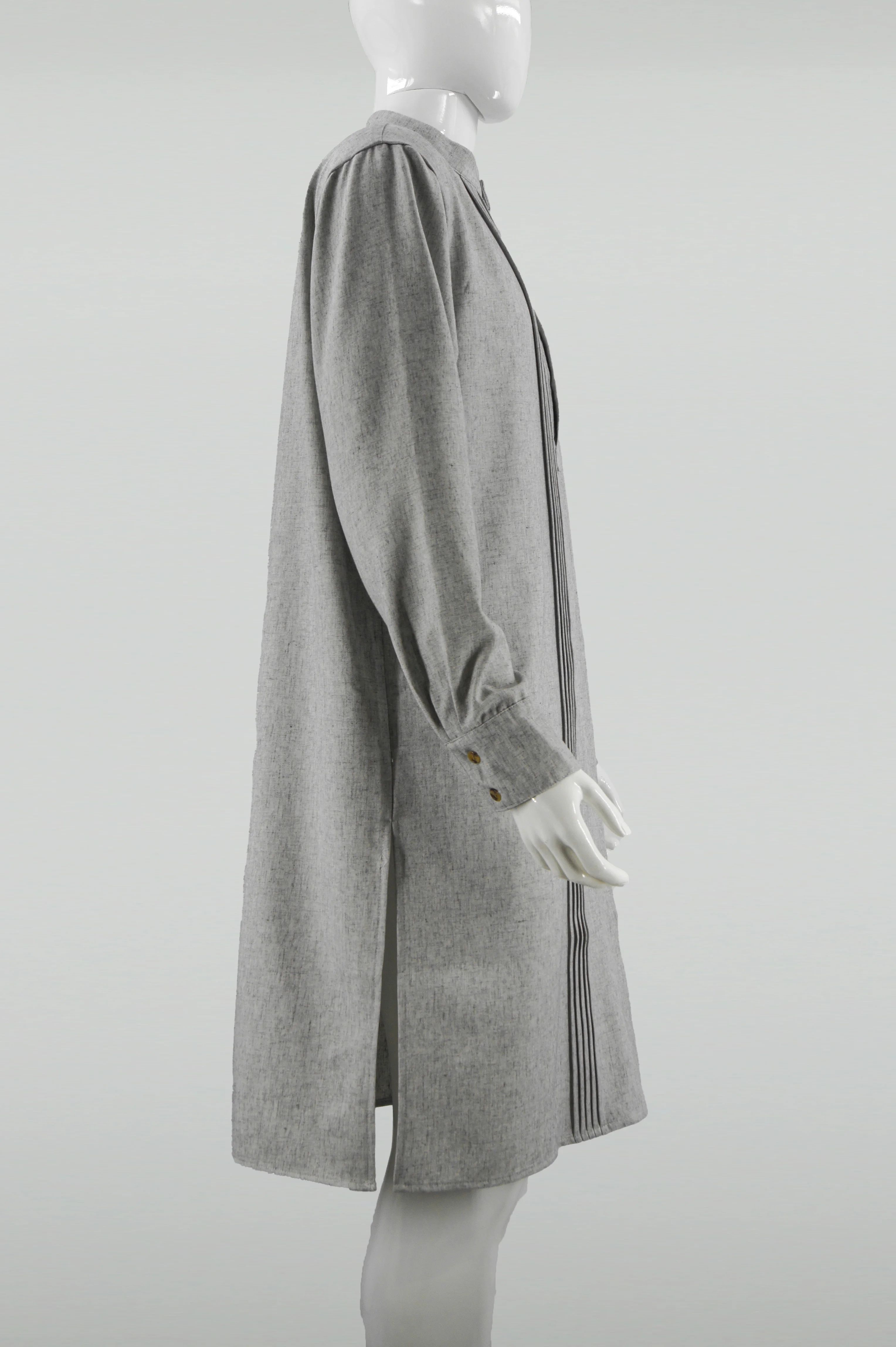 Modern Arab Thobe Shirt for Men Long Muslim Robe Simple Style Islamic Clothing for Daily Prayer & Business