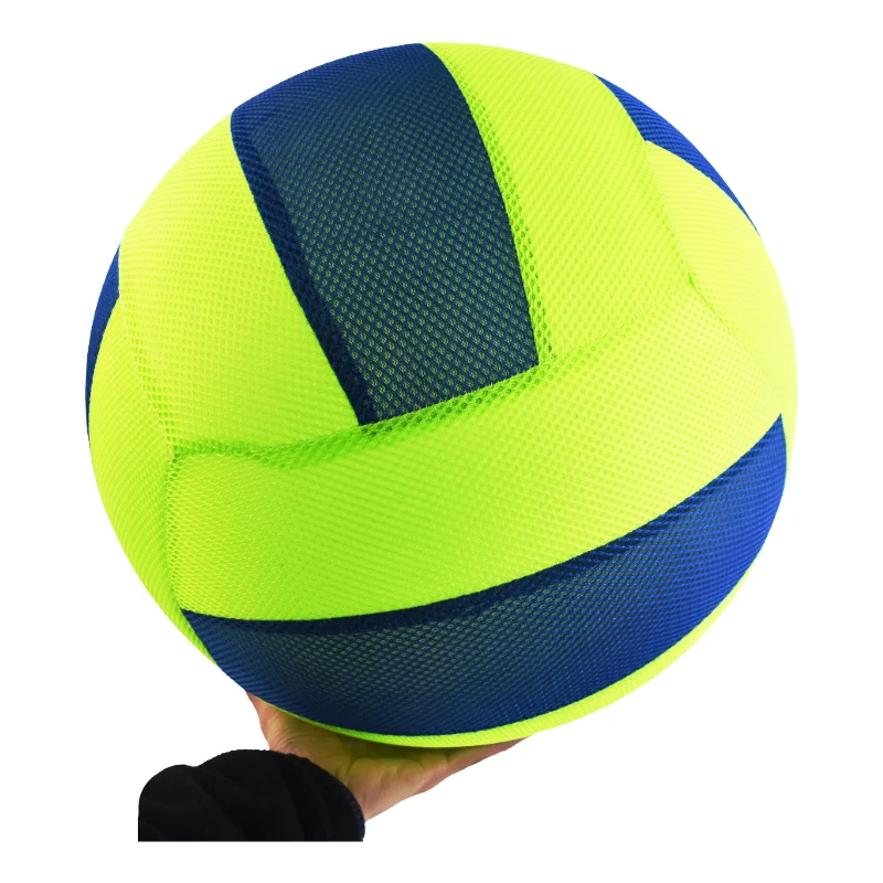 Kids Mesh inflatable ball Jumbo Volleyball Toy Soft Fabric Inflatable Custom Cloth Covered Balls