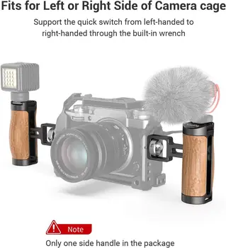 Smallrig Wooden Mini Side Handle (for ARRI-Style Mount) -2914 detail image